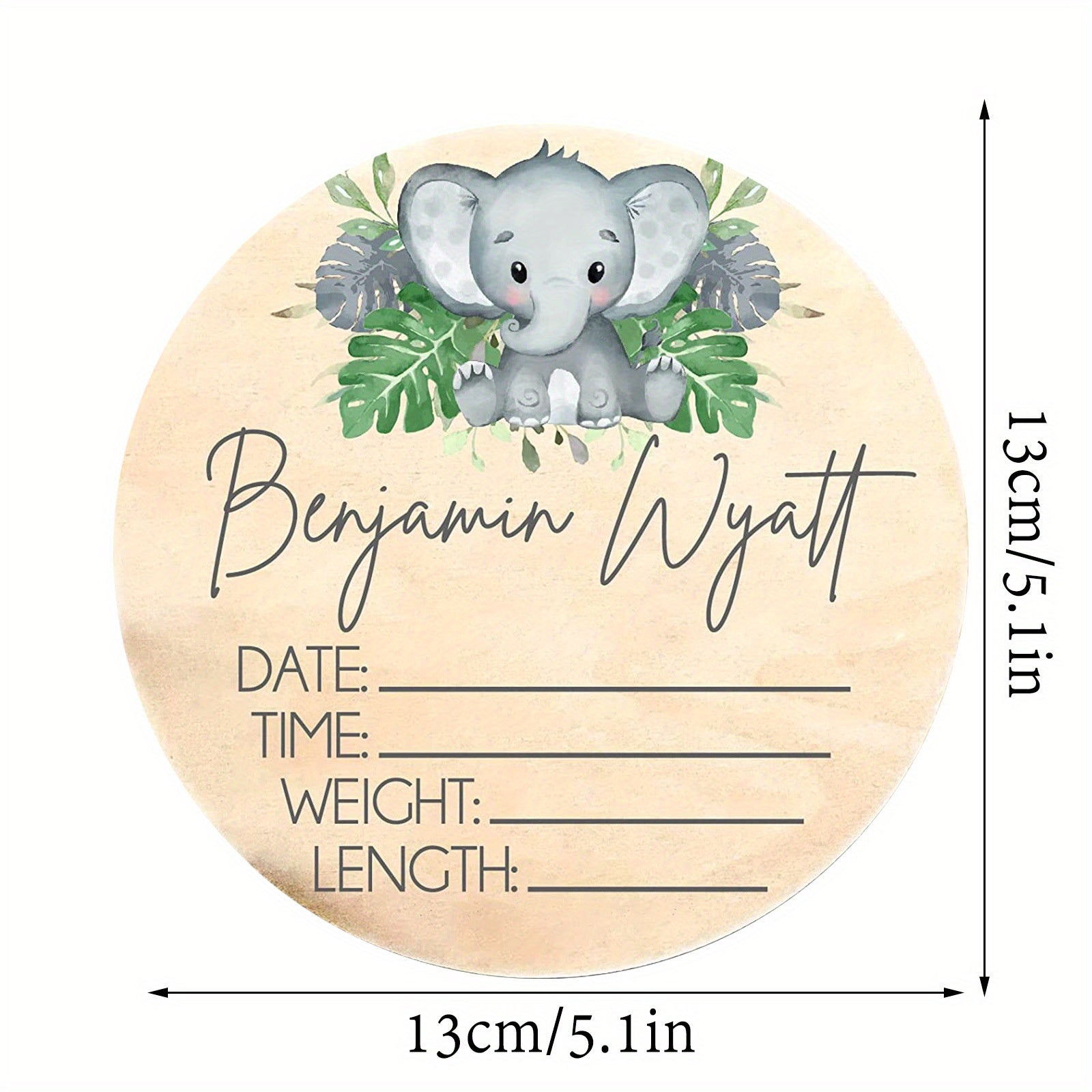 Wooden Birth Announcement Sign Baby Announcement Sign Newborn Sign