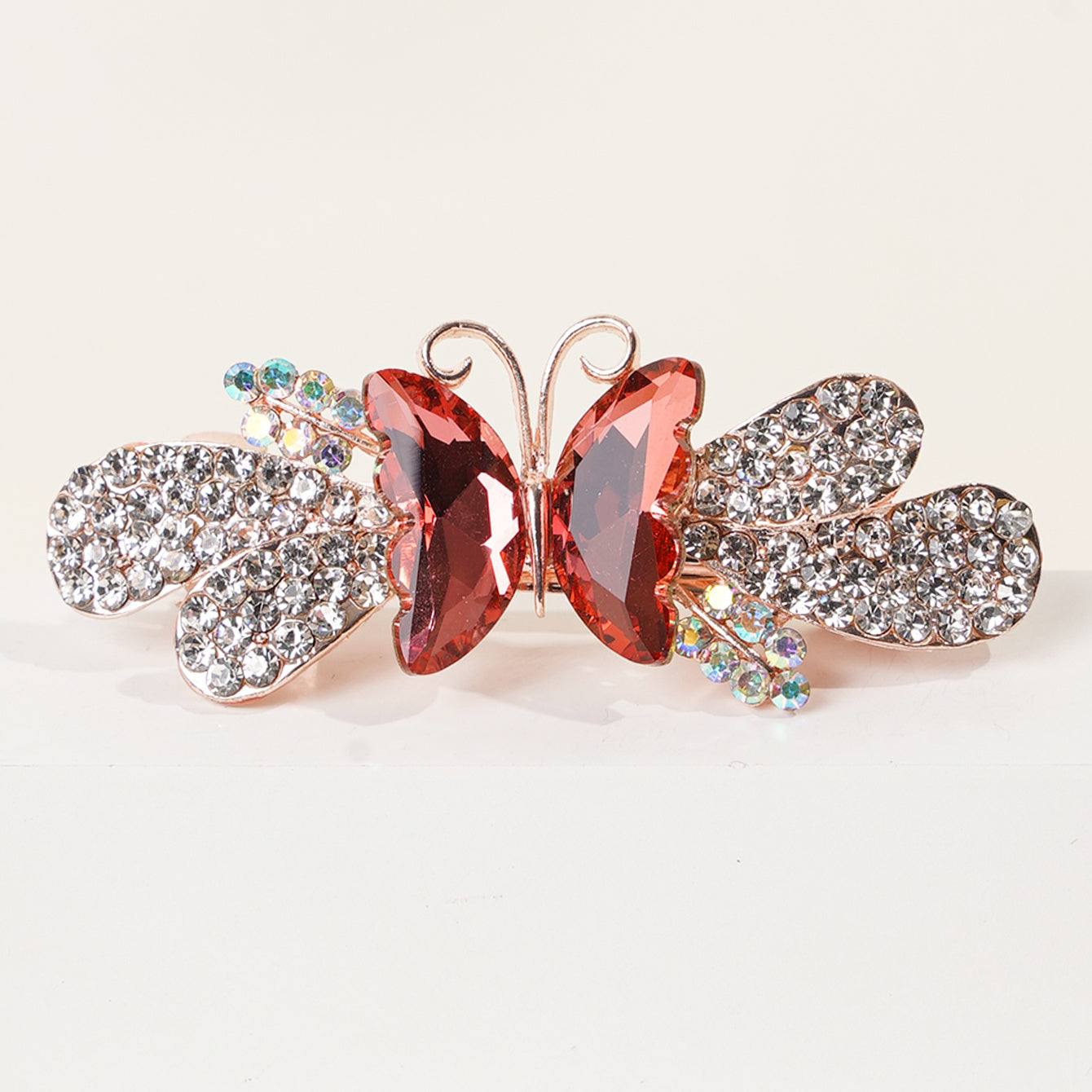 Butterfly Horizontal Clip Lady High End Style Hair Clip Spring Clip
