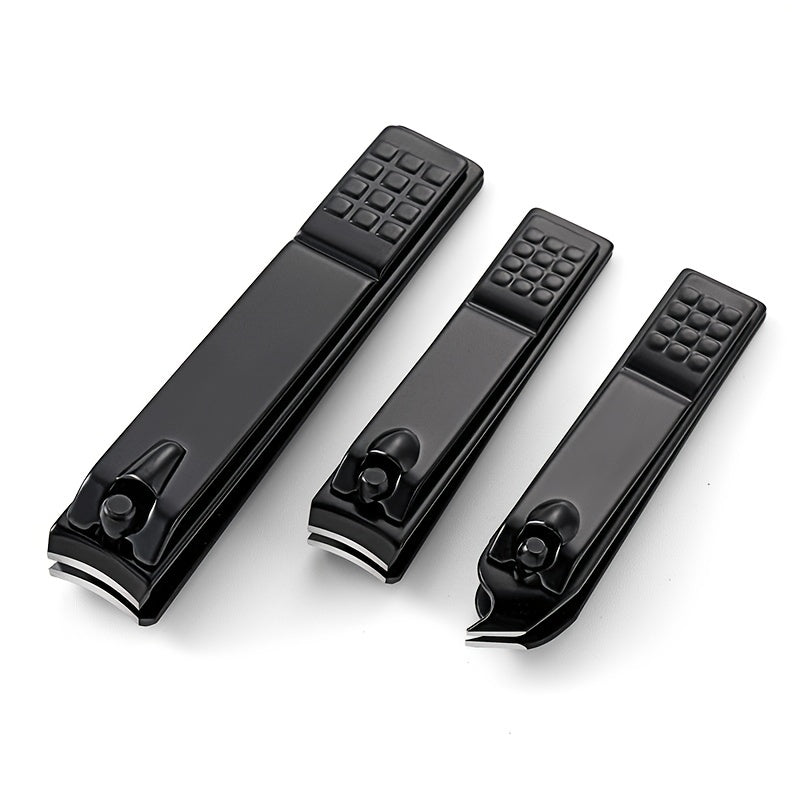Matte Stainless Steel Nail Clippers Set for Men and Women
