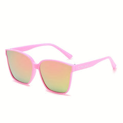 Kids Retro Large Frame Sunglasses for Outdoor Activities