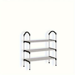 1pc Shoes Rack Easy Assembled Standing Dustproof Shoe Storage Shelf