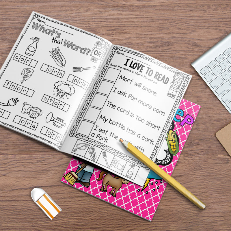 Phonics Workbook for Youngsters: Master 'OR' Sound Families with Fun Activities