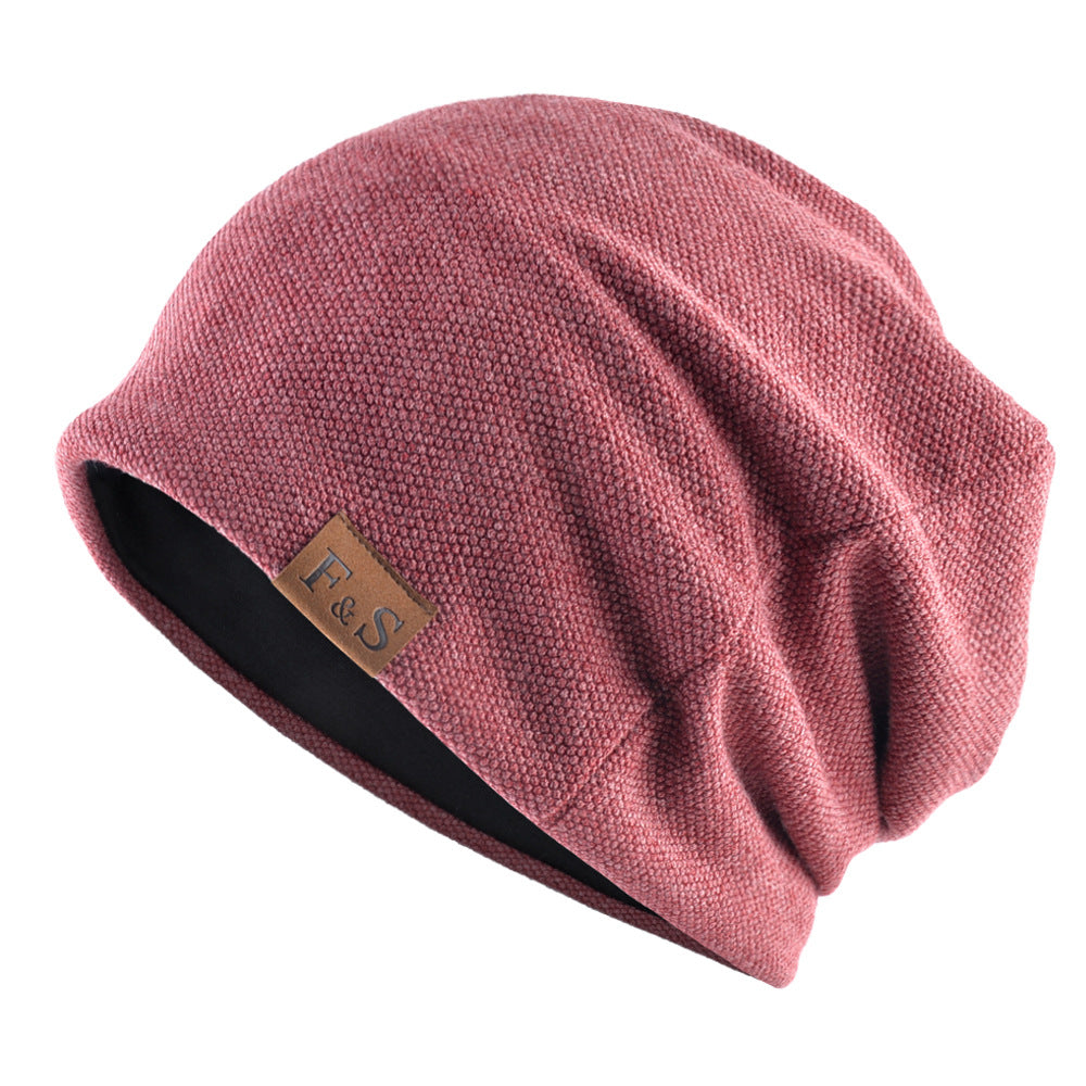 Warm Knitted Beanie Hat for Men and Women Solid Hip hop Style