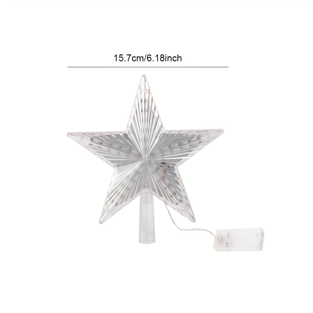 Christmas Tree Topper Star Xmas Tree Topper Star With Lights LED Night Light
