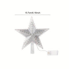 Christmas Tree Topper Star Xmas Tree Topper Star With Lights LED Night Light