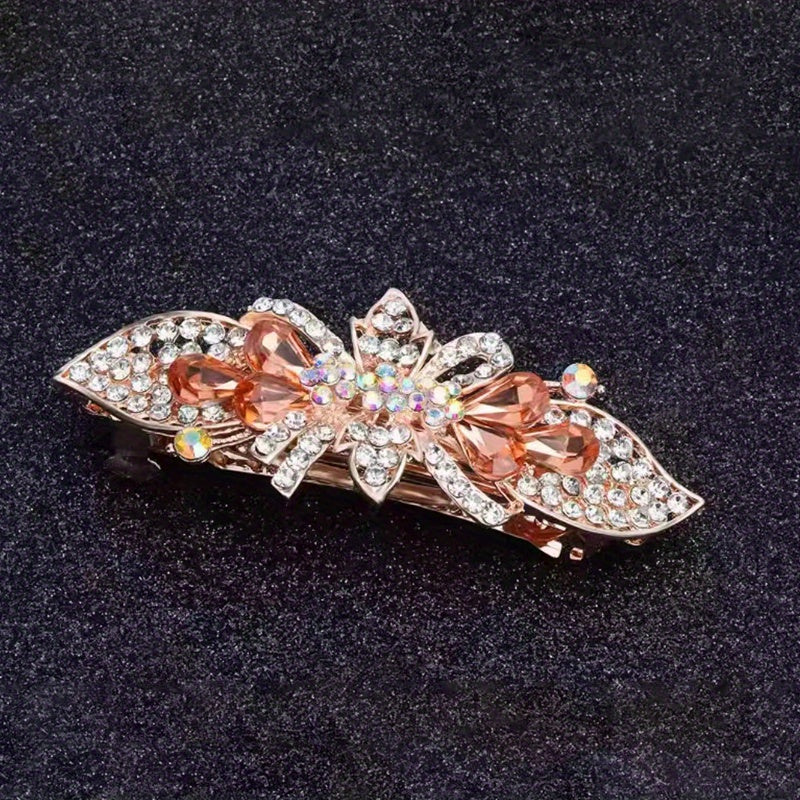 Women's Rhinestone Hair Clip Set Updo Accessories