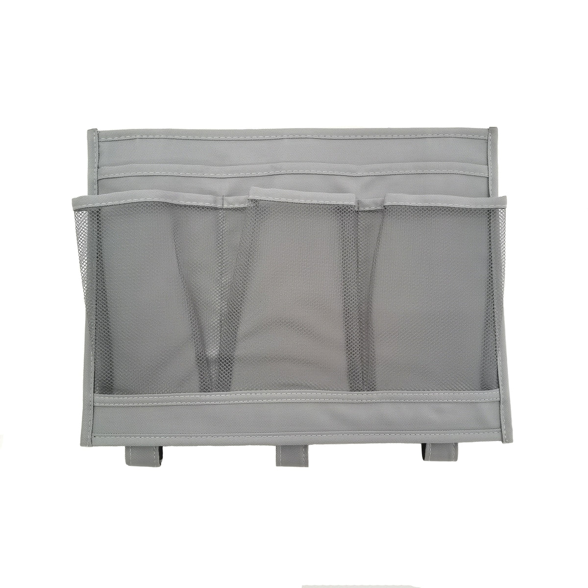 Gray Bedside Caddy for Beds and Dorms