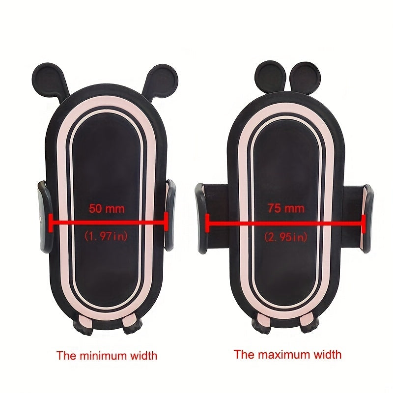 360 Adjustable Phone Stand for Baby Stroller - Pink