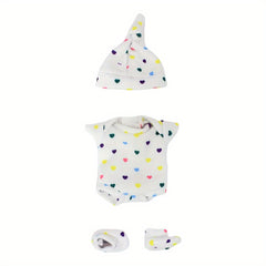 Cuddly Mini Reborn Doll Clothes Sets for Youngsters Dolls High Outfits