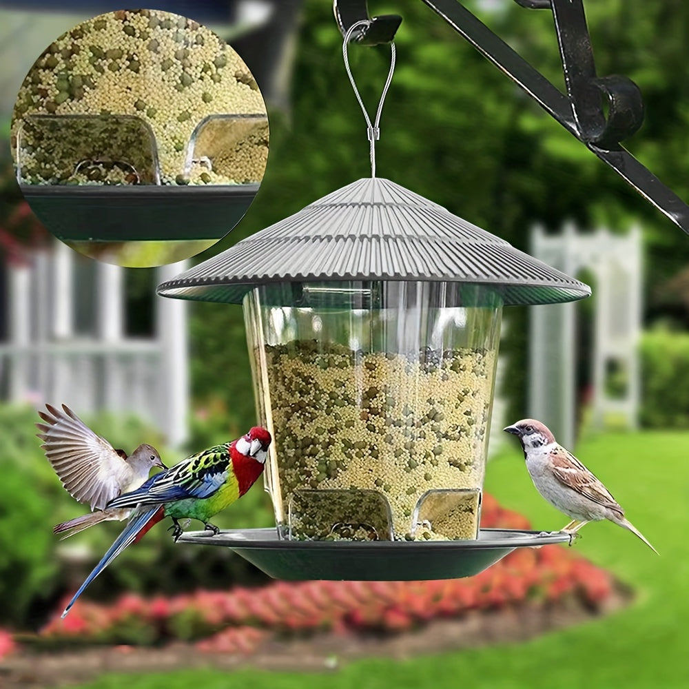 Stylish Plastic Bird Feeder for Wild Birds