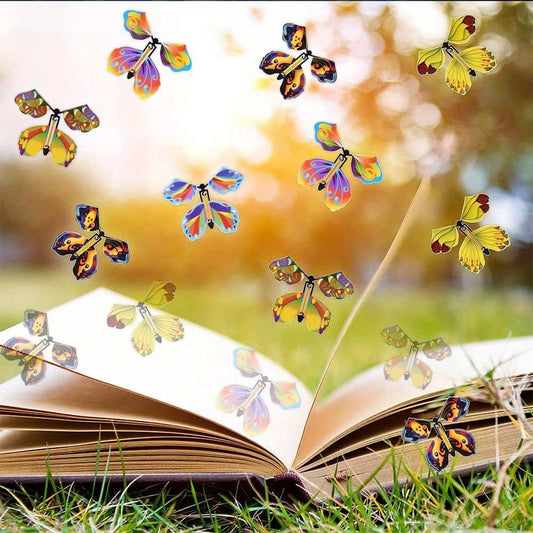 10pcs Flying Magic Butterflies Surprise Party Games Novel Toys