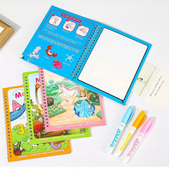Reusable Water Painting Book for Kids - Fun and Educational Gift