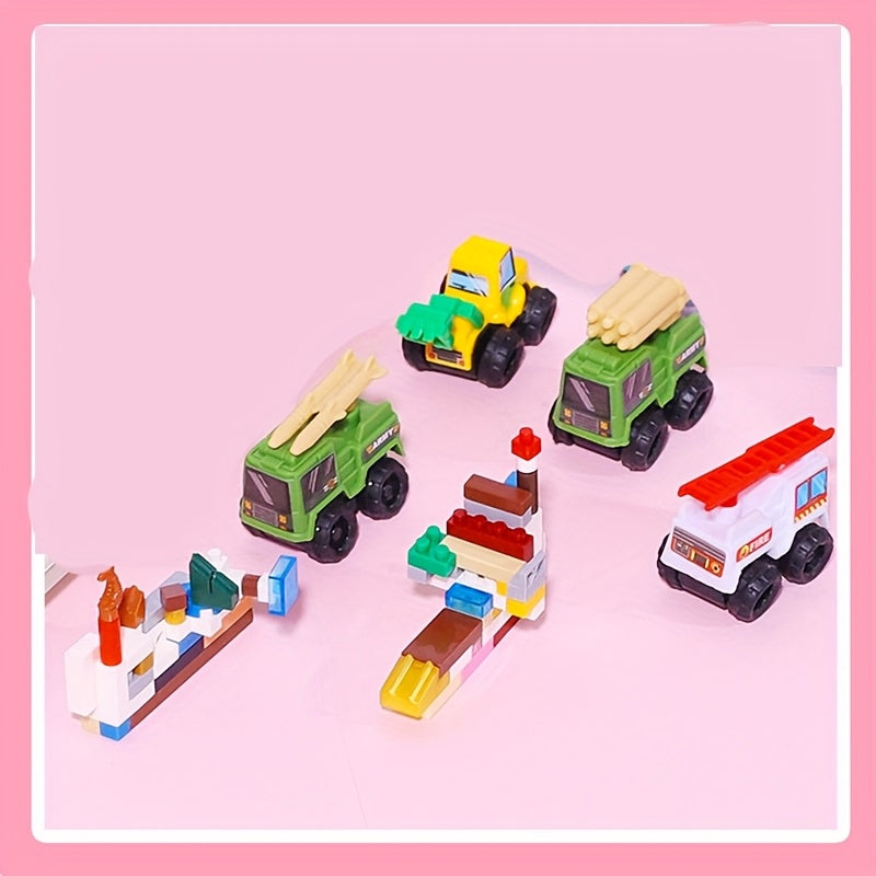 Small Car Building Blocks Toy Puzzle - Parent Child Interactive Toy