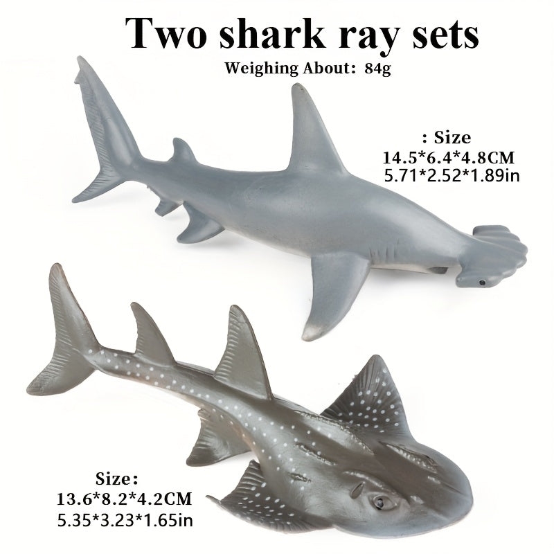 Marine Animal Toy Models Set - Ocean Enthusiast Playset