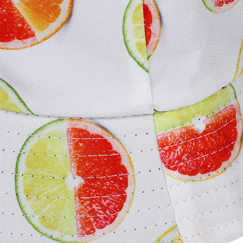 Women Fruit Bucket Hat for Summer Fun
