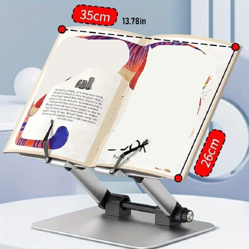 Adjustable Students' Reading Rack Foldable Aluminum Alloy 180 Degree Adjustment