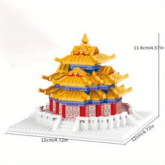 Chinese Style Pagoda Building Set Traditional Architecture
