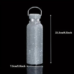 500ml Studded Vacuum Flask Insulated Water Bottle Travel Cup Hot Cold Beverages