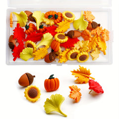 40pcs Fall Push Pins Decor for Cork Board