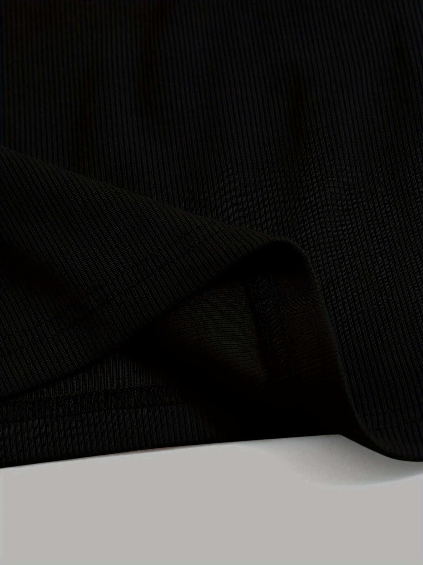 Solid Ribbed Crop Tank Top High Stretch