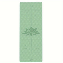 TPE Yoga Mat 12mm Thickness Non Slip Soft Fitness Pilates Mat With Pattern