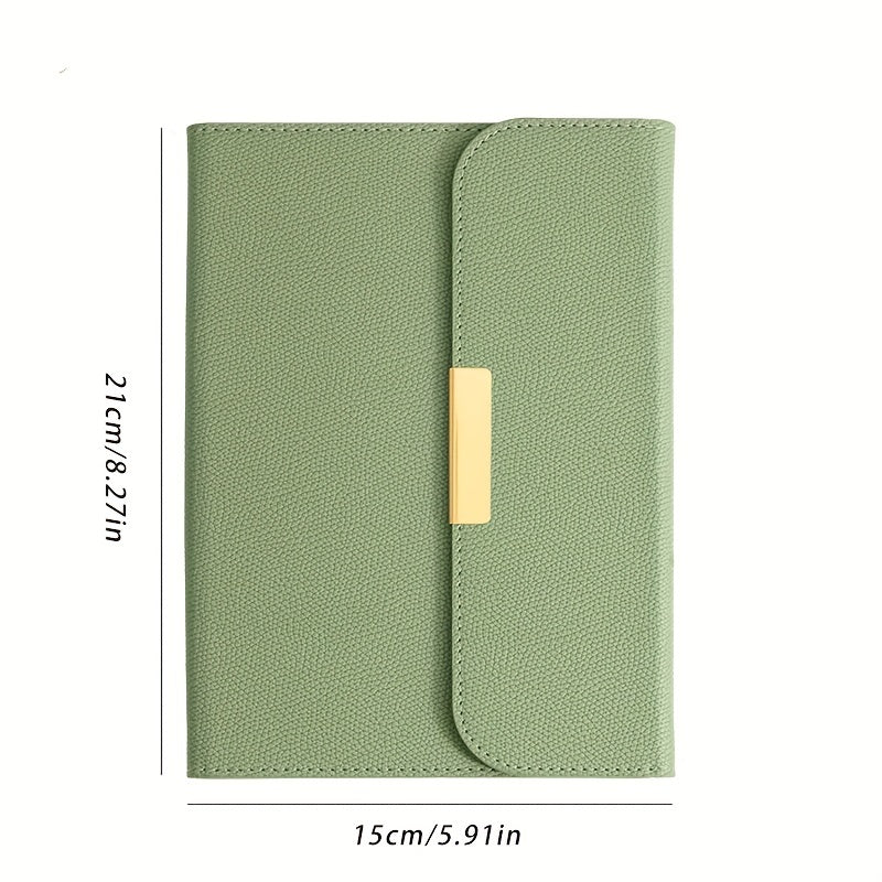 A5 100Sheets 200Pages PU Leather Business Notebook