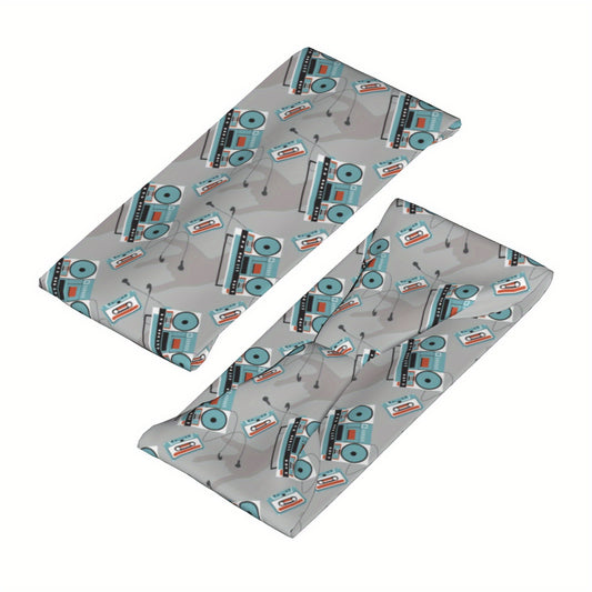 Men's Non Slip Grip Teal Headband for Gym & Running