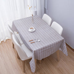 Waterproof Plaid Tablecloth for Picnics Camping Weddings - 1pc