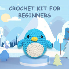 Beginner Crochet Kit Easy Peasy Yarn Material Pack