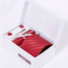 Men's Tie and Pocket Square Set Wedding Business Formal