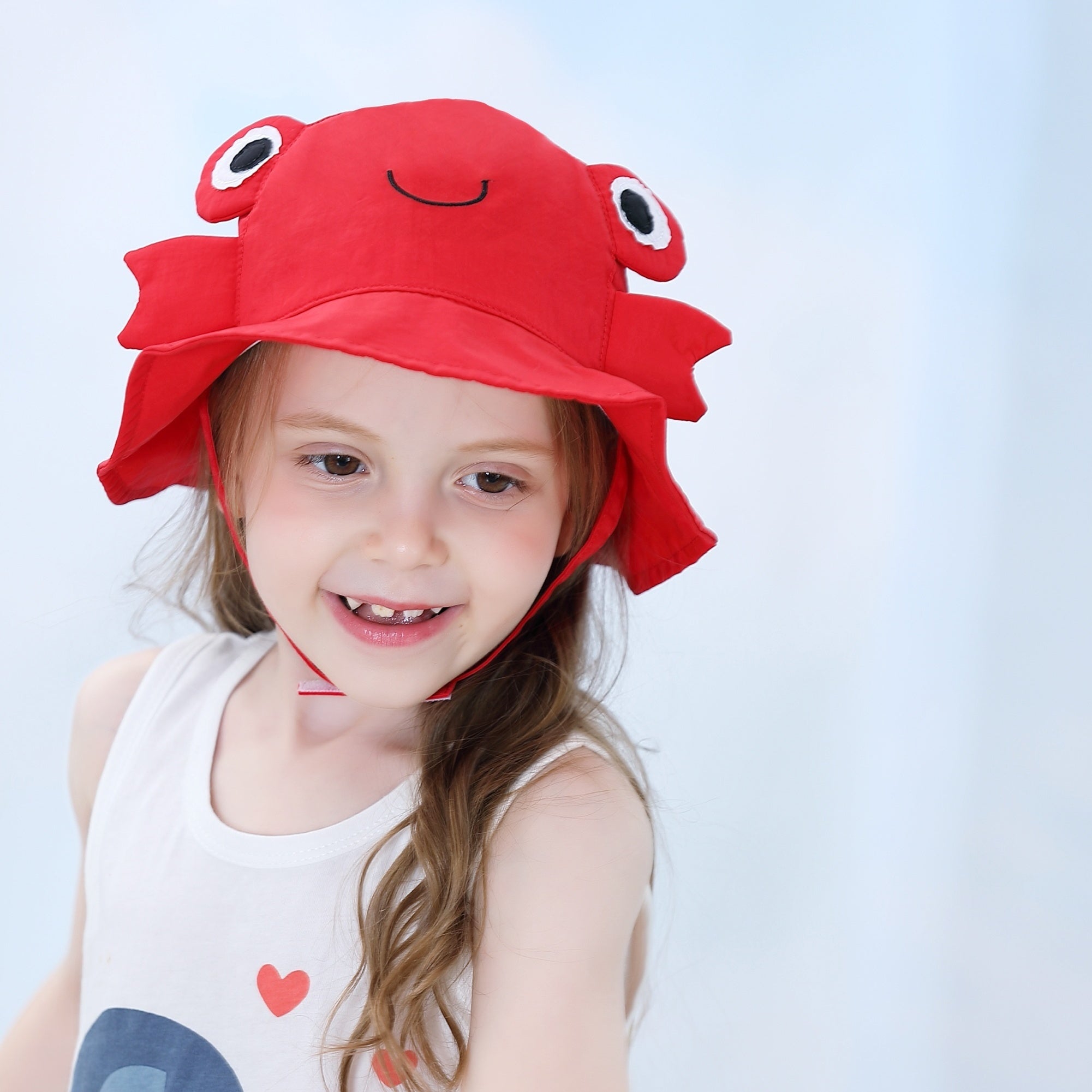 Kids Animal Bucket Hat Wide Brim UV Protection Sun Hat