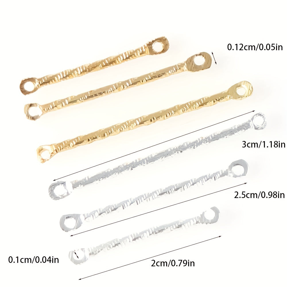 200pcs Embossed Connection Stick for Drop Earring