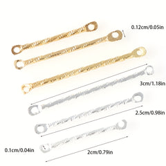 200pcs Embossed Connection Stick for Drop Earring