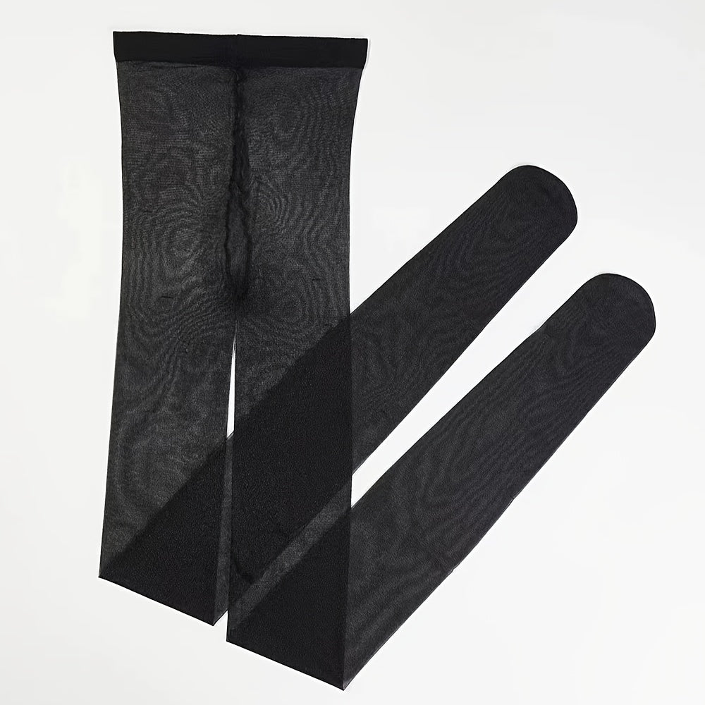 Ultra Thin High Waist Semi Sheer Pantyhose Women's Stockings