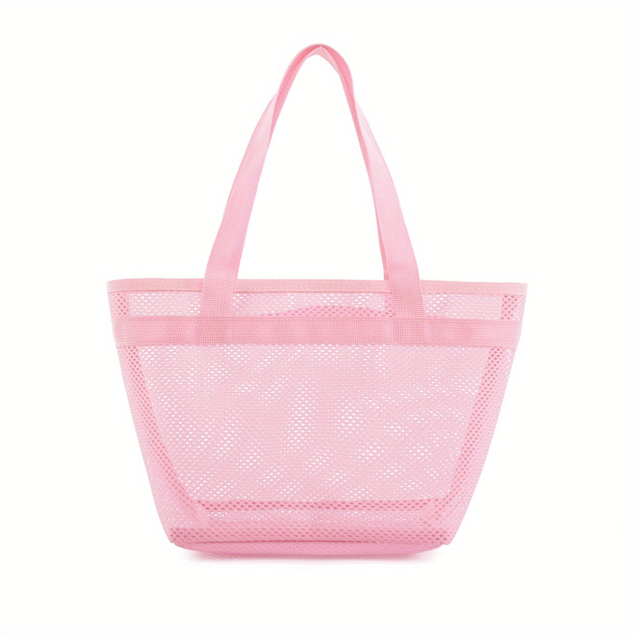 Large Capacity Mesh Beach Tote Bag Lightweight PVC Storage Bag