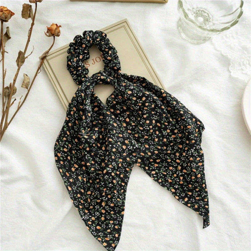 Boho Style Ribbon Hair Tie Ponytail Scarf Hair Rope Headdress