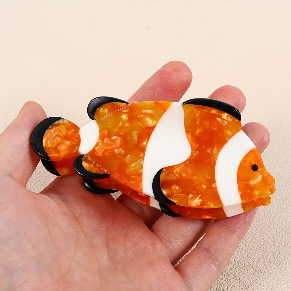 Acetate Ocean Series Hair Clip Clownfish Shaped Hair Clip Hair Accessories