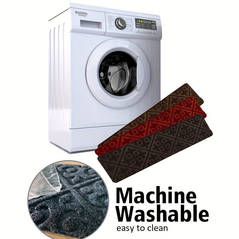 Non Slip Rubber Stair Mats Indoor/Outdoor Treads