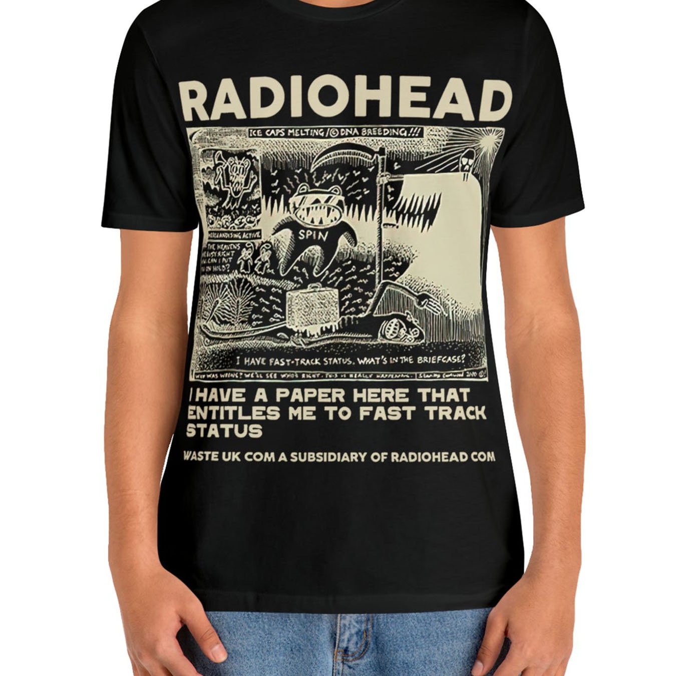 Men's Vintage Rock Band Graphic Tee