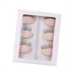 6 Pairs Replaceable Eyelids for Eyelash Training & Makeup Extension