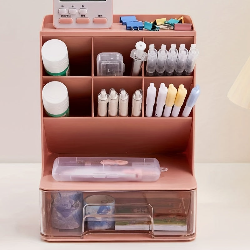 DIY Oblique Insert Pen Holder Student Stationery Office Desktop Storage