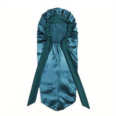 Bowknot Satin Bonnet Long Hair Bonnets Comfortable Night Cap