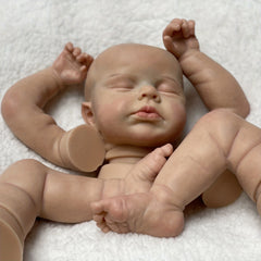 Soft Solid Silicone Reborn Doll Kit, Perfect Gift for Lifelike Baby Doll