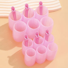 12pcs Self Adhesive Hair Rollers Set For All Hair Lengths