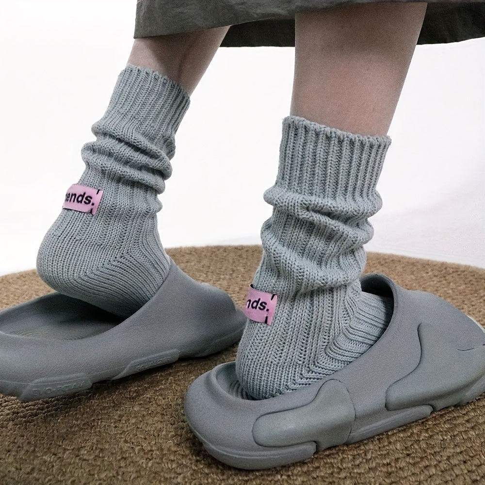 Men's Colorful Stockings Stacking Socks Crew Sock