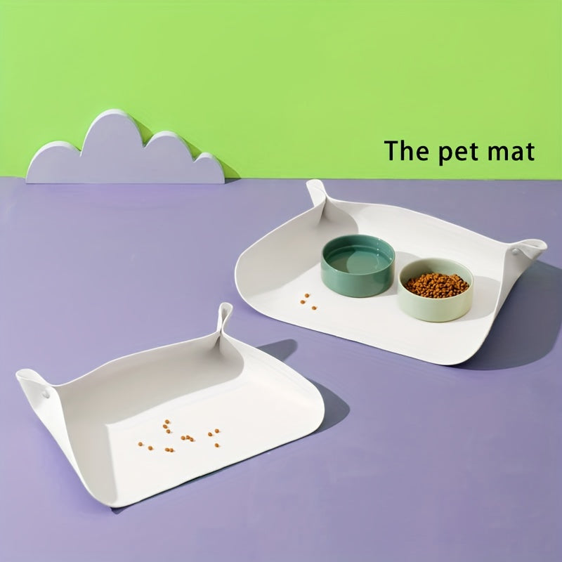 Waterproof Cat Food Mat Non-slip Dog Placemat