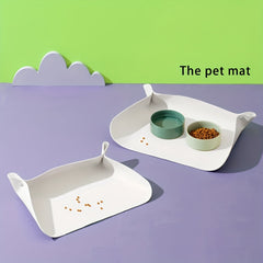 Waterproof Cat Food Mat Non-slip Dog Placemat