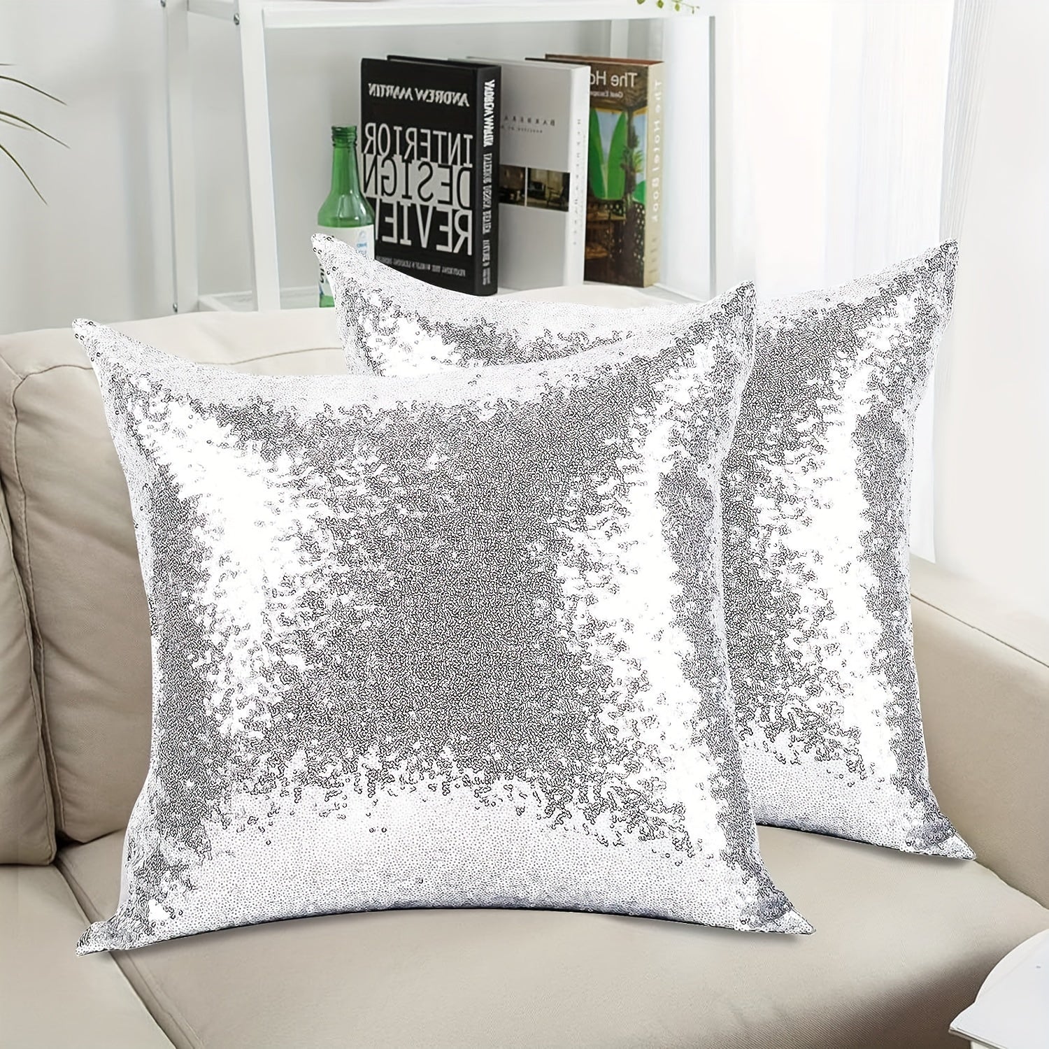 2pcs Christmas Throw Pillow Covers Home Decor