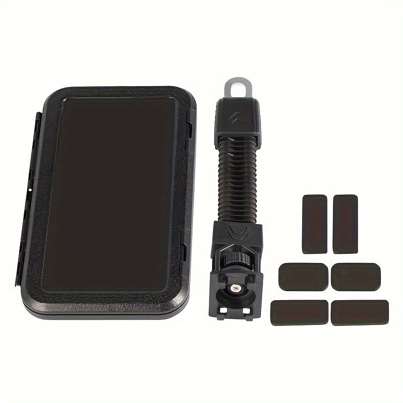 360 Adjustable Motorcycle Phone Holder Waterproof with TPU Touch Screen