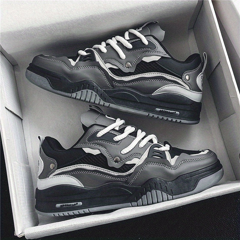 Men's Casual Sneakers Rope Laces Outdoor Walking Training
